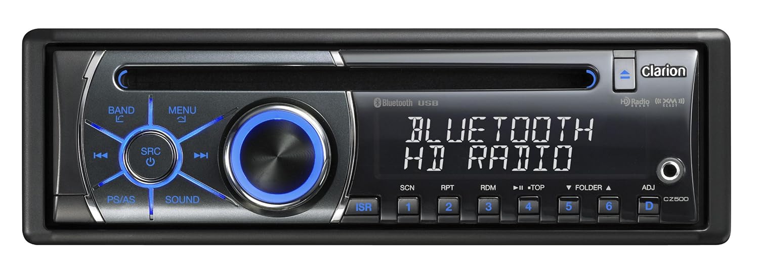 Amazon.com: Clarion CZ500 In-Dash CD/MP3/WMA/AAC Receiver with USB and  Bluetooth: Car Electronics