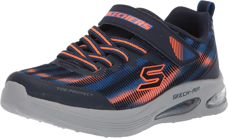 skechers blue and orange
