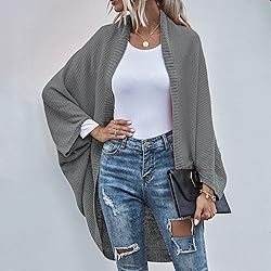 ADJHDFH Plus Size Sweaters Boho Dusters For Women
