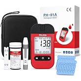 Hemoglobin Test Kits with 25 Test Strips, Upgraded Hemoglobin Tester Meter Kit for Home Use