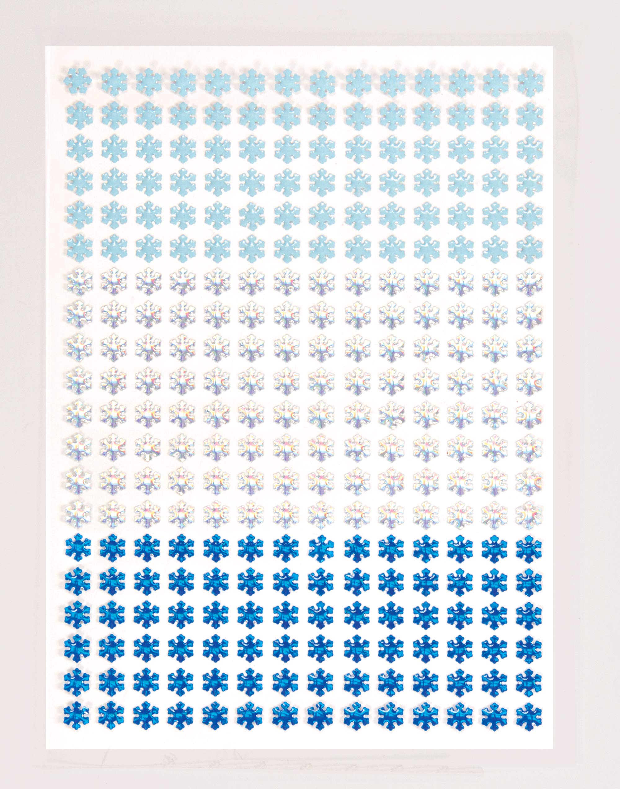 Ice Flowers 3D Stickers for Children to Decorate Cards and Craft Projects (280 Pieces)