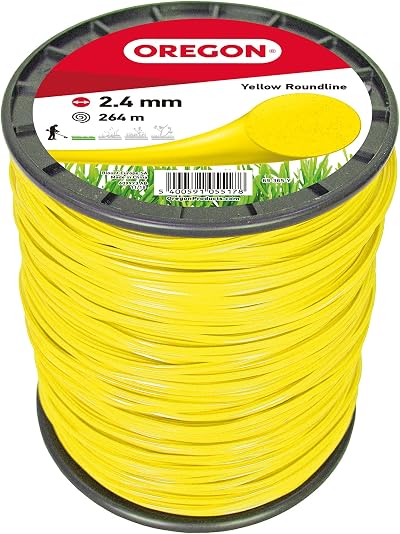 Oregon Yellow Round 2.4mm Trimmer Line 264m Professional Heavy Duty Nylon