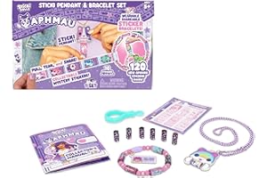 Sticki Rolls x Aphmau Toy Ensemble pendentif et bracelet – Les autocollants originaux à partager avec bijoux jouets et page d