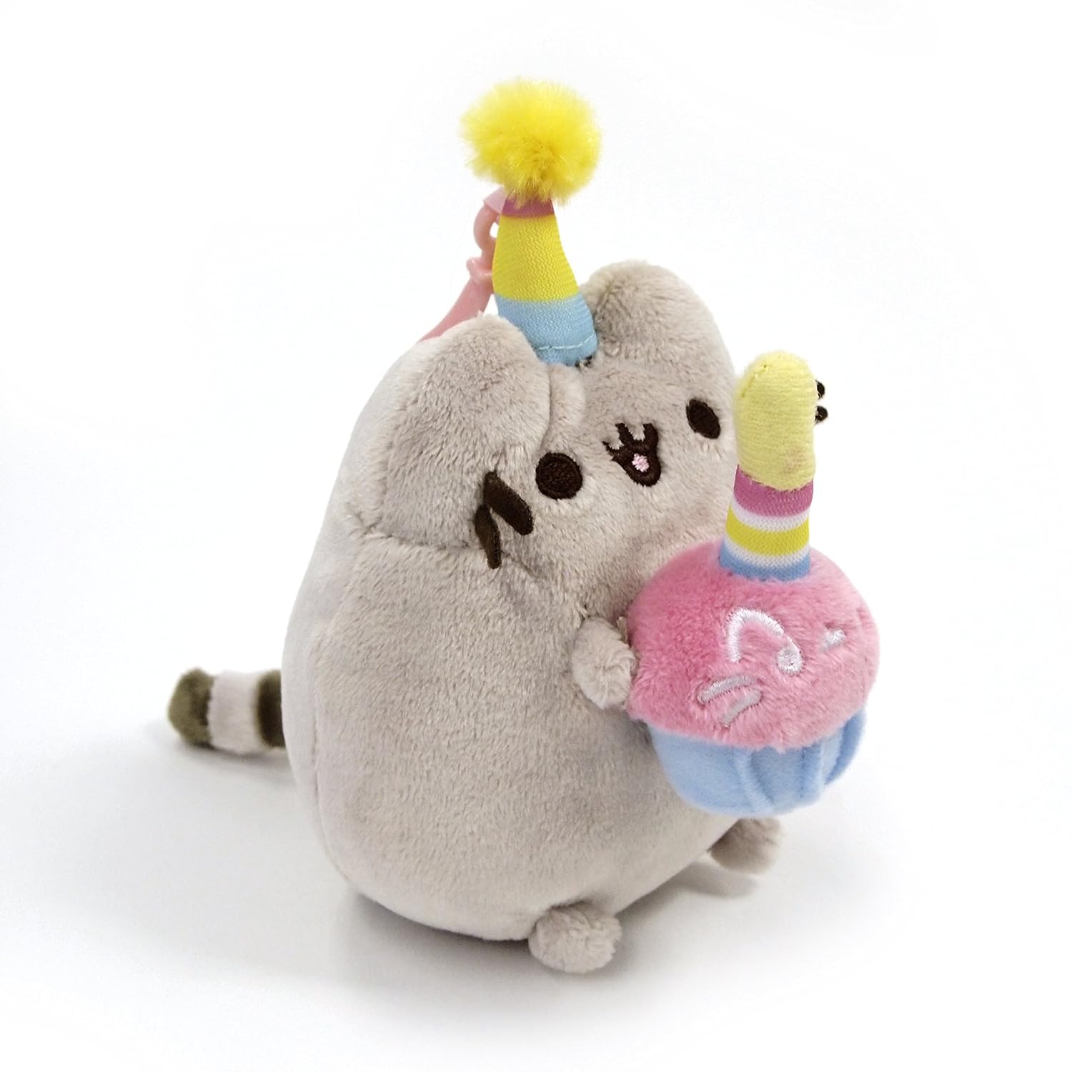 5 GUND Pusheen Snackable Pizza Cat Plush Stuffed Animal Backpack Clip