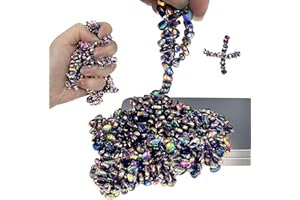 1000pcs Ferrite Putty Fidget Toys, Magnetic Stones Fidget Toys Adults, Desk Fidgets Toys for Stress and Anxiety Relief and Ki