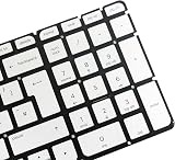 Gintai UK Layout Backlit Keyboard Silver for HP Envy X360 M6-W 15-W Series view 2