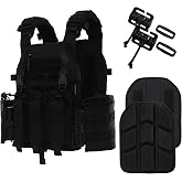 Tuxapo Tactical Molle Vest for Men Quick Release Adjustable Accessories
