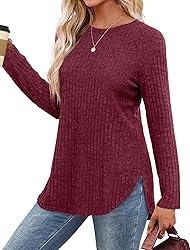 Saloogoe Tunic Tops to Wear with Leggings 2025 Long