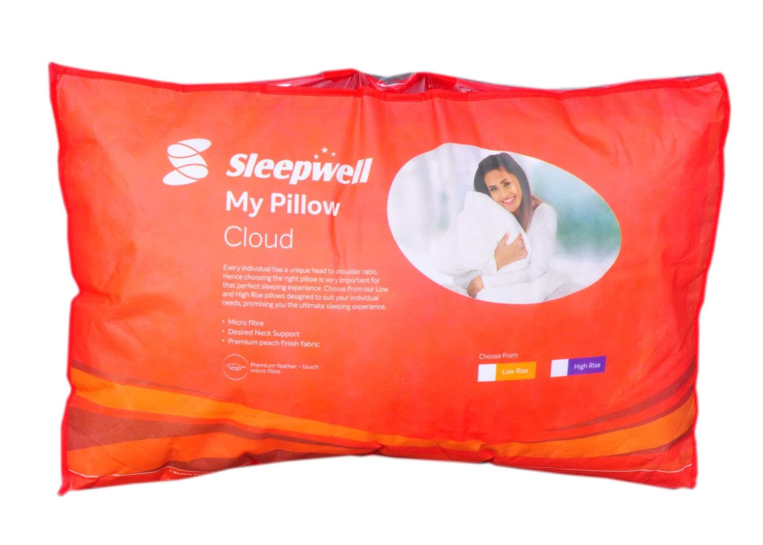 Sleepwell Cloud Micro Fiber Pillow Amazon In Home Kitchen