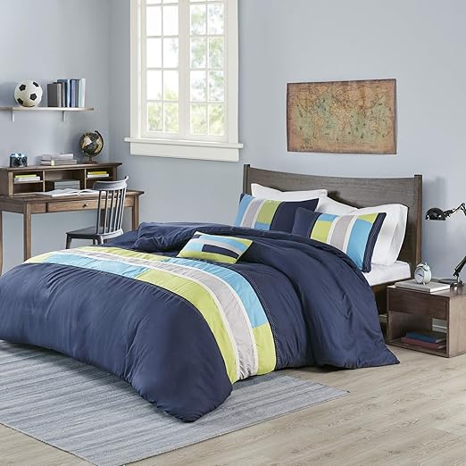 boys navy comforter