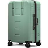Db Ramverk Medium Check-In 24 Inch Hardside Luggage, Compact Suitcase with Silent 360 Spinner Wheels, TSA Lock, Interior Laptop Compartment and Two Zipper Dividers, Green Ray