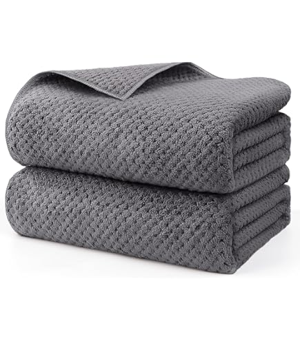 2 Serviettes De Bain Luxe Platinum Collection - 100% Coton Ringspun - Beiges