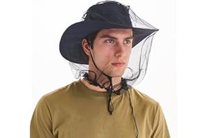 Coghlan's Mosquito Head Net: Ultra-Fine Mesh Netting Protection for Face and Neck Against Bugs Gnats Flies Insects, for Outdo