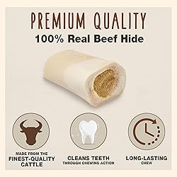 Cadet Stuffed Shin Bone, Long-Lasting Dog Chew