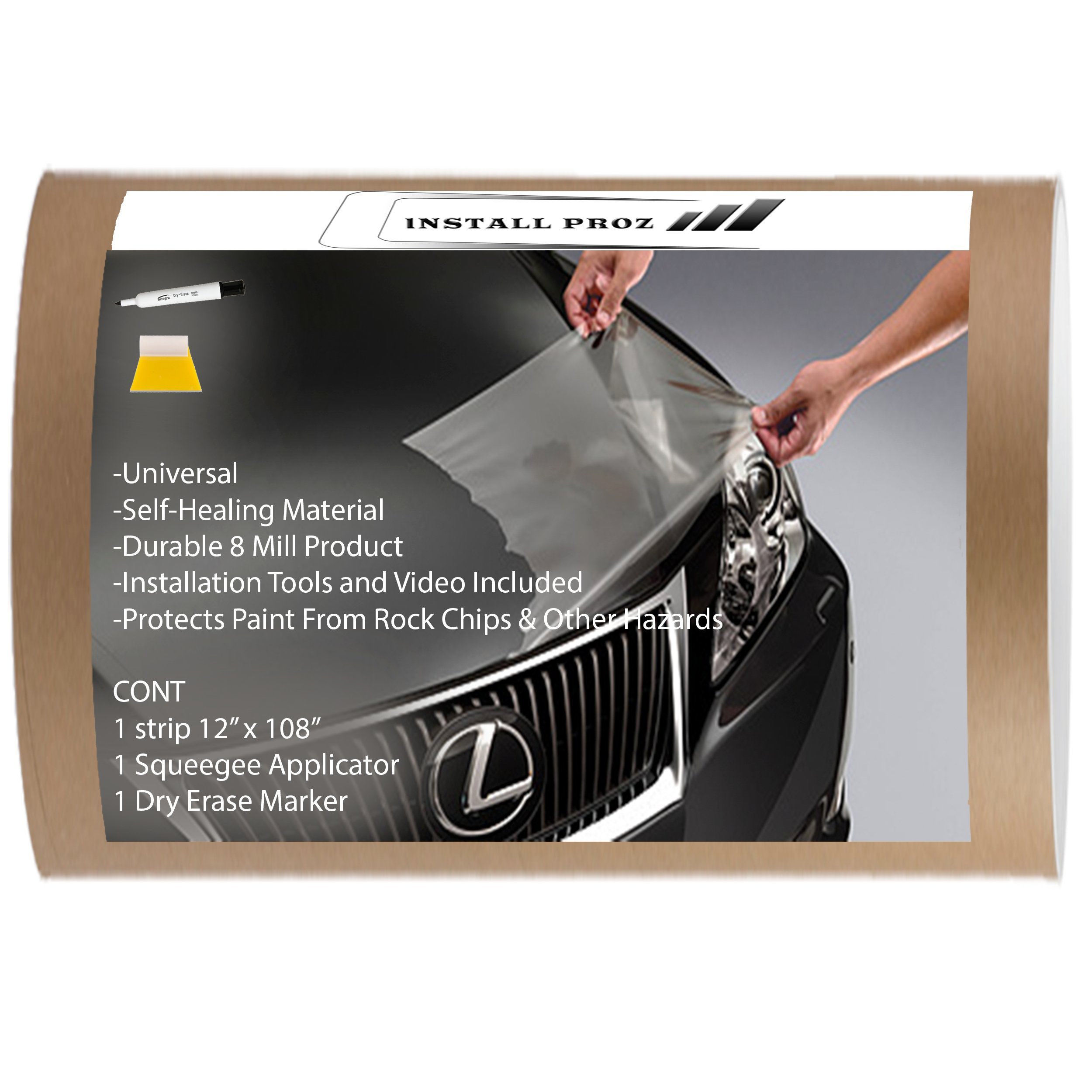 Install Proz Self Healing Universal Clear Paint