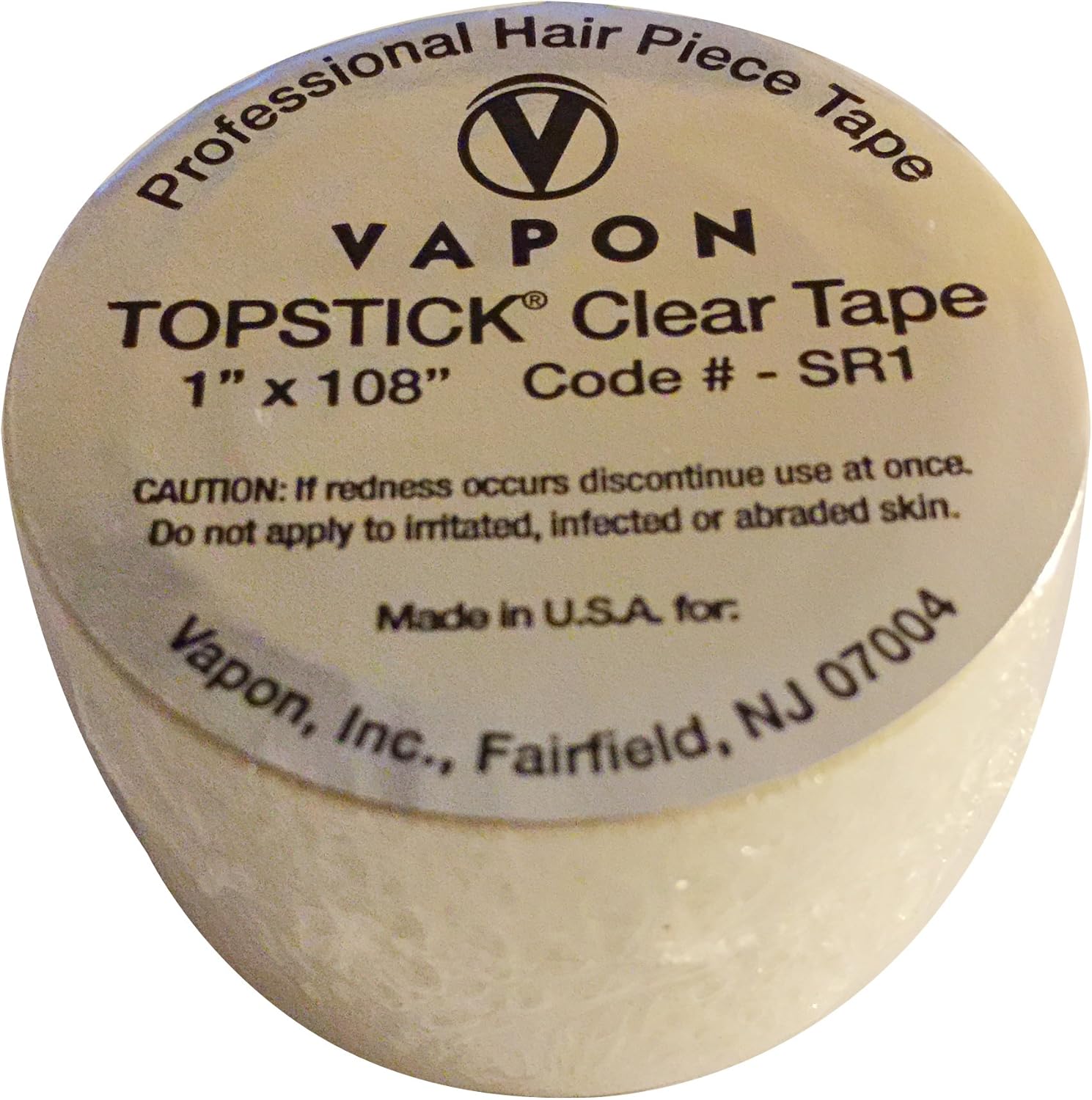 Vapon Topstick Clear Double Sided Medical Grade Adhesive Tape Roll 1 x