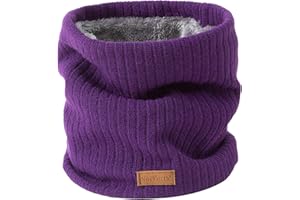 NovForth Winter Neck Warmer Men Ski, Neck Gaiter Face Scarf Women, Fleece Scarf for Men Gaiter Mask, Thick Windproof Scarves