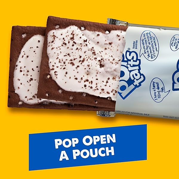 POP-TARTS TOASTER PASTRIES, BREAKFAST FOODS, KIDS SNACKS, COOKIES AND CREME, 20.3OZ BOX (12 POP-TARTS)