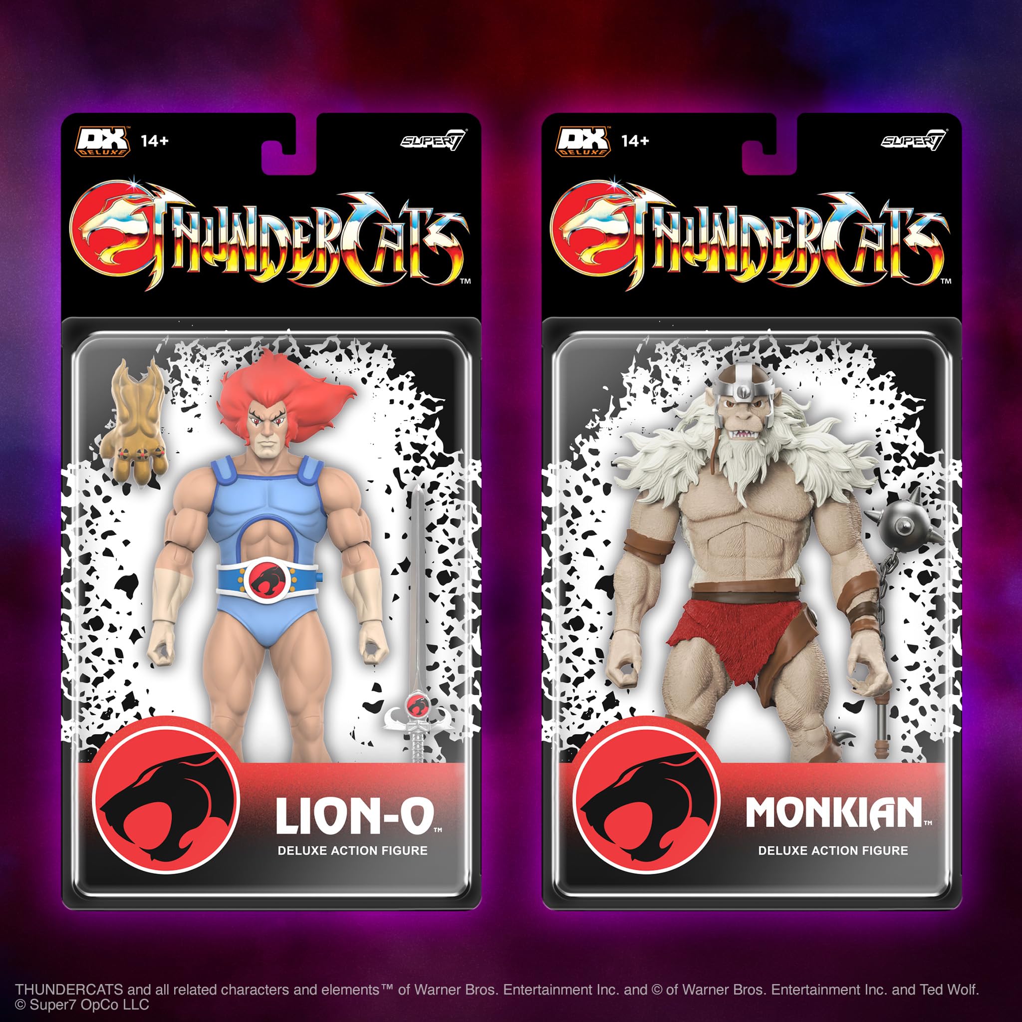Super7 Deluxe Thundercats Lion-O - Figura de acción Thundercats de 7 con accesorios Coleccionables de dibujos animados clásicos y juguetes retro Super7 Deluxe Thundercats Lion-O - Figura de acción Thundercats de 7 con accesorios Coleccionables de dibujos animados clásicos y juguetes retro