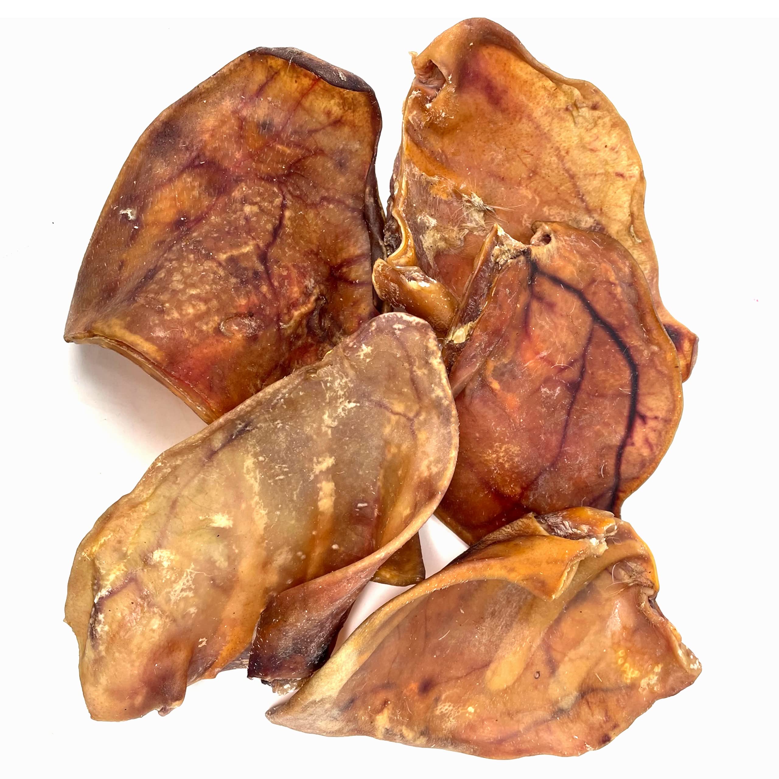 Drool Pet Products Pig Ears Treat for Dogs | Chew Treats | Grain-Free, Low-Fat & High Protein 10-Pack