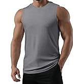 JMIERR Sleeveless Tank Tops Workout Muscle Gym Ribbed Shirt Athletic Bodybuilding T Shirts