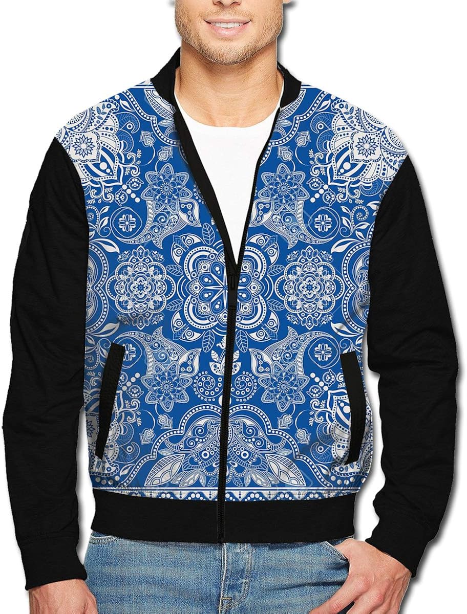 mens floral track jacket