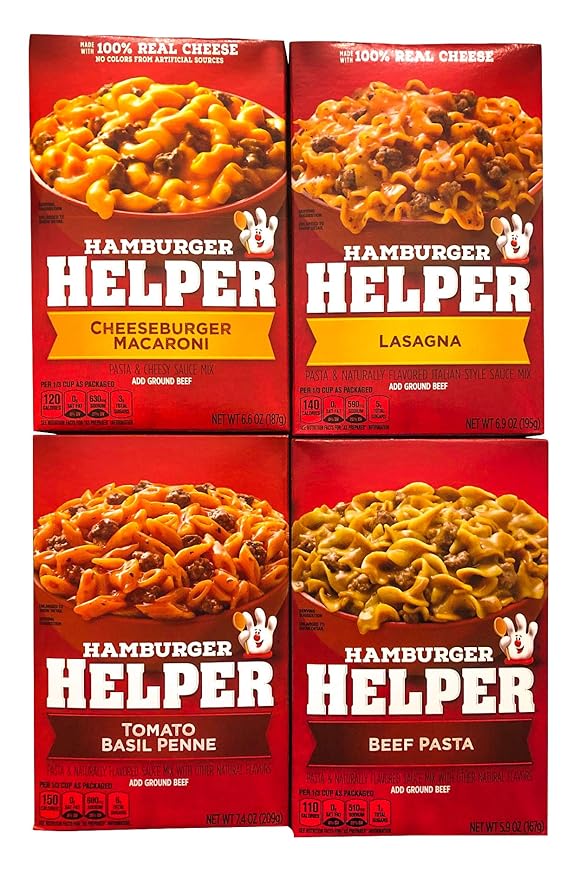 Hamburger Helper Variety Pack Cheeseburger Macaroni