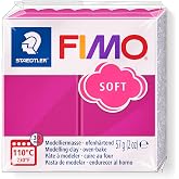 Staedtler FIMO Soft Polymer Clay - -Oven Bake Clay for Jewelry, Sculpting, Crafting, Raspberry 8020-22
