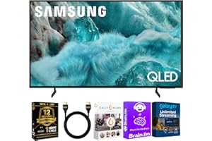 Samsung 50-Inch Q7F Series QLED 4K UHD Smart TV - HDR10+, Alexa Build-in, Bluetooth w/ 12 Month CPS Protection Plan, AUX HDMI Cable, Streaming Bundle