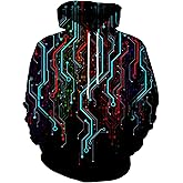 Asylvain Men Women Fashion Unisex 3D Printed Graphic Novelty Hoodie Pullover Hooded Sweatshirts with Pocket