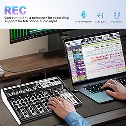 6 Channel Audio Interface Sound Board Mixing