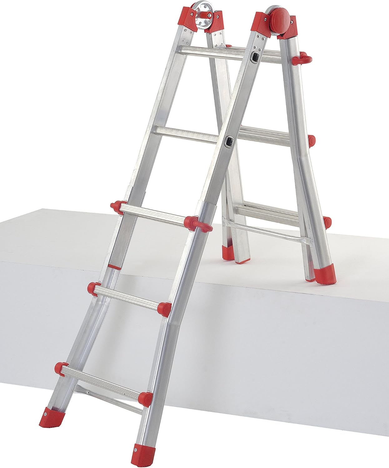 Hailo (L) 7516-151 - Escalera aluminio telescópica multiposición ProfiStep Multi (4x3 peldaños), 4 X 3 Sprossen - Image 4