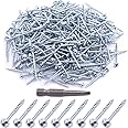 Glarks 280Pcs #8x2'' Pocket Hole Screws Zinc Coated Square Drive Self Tapping Coarse Thread Wood Screws for Wood and Sheet Metal (#8x2'' Coarse Thread)