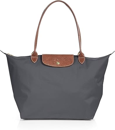longchamp grey tote bag