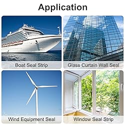 uxcell Foam Rubber Weather Seal
