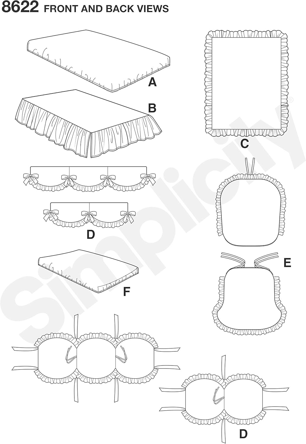 crib bumper pattern simplicity