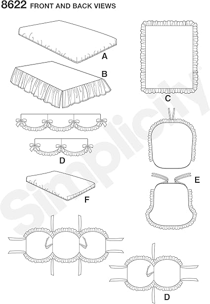 simplicity crib sheet pattern