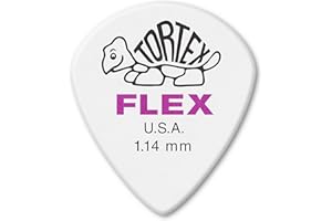 Jim Dunlop Tortex Flex Jazz III XL 1.14mm 12 Pack Guitar Picks (466P1.14)