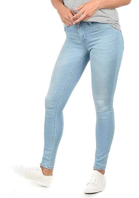 ONLY Feli Damen Jeans Denim Hose Röhrenjeans Aus Stretch-Material Skinny Fit