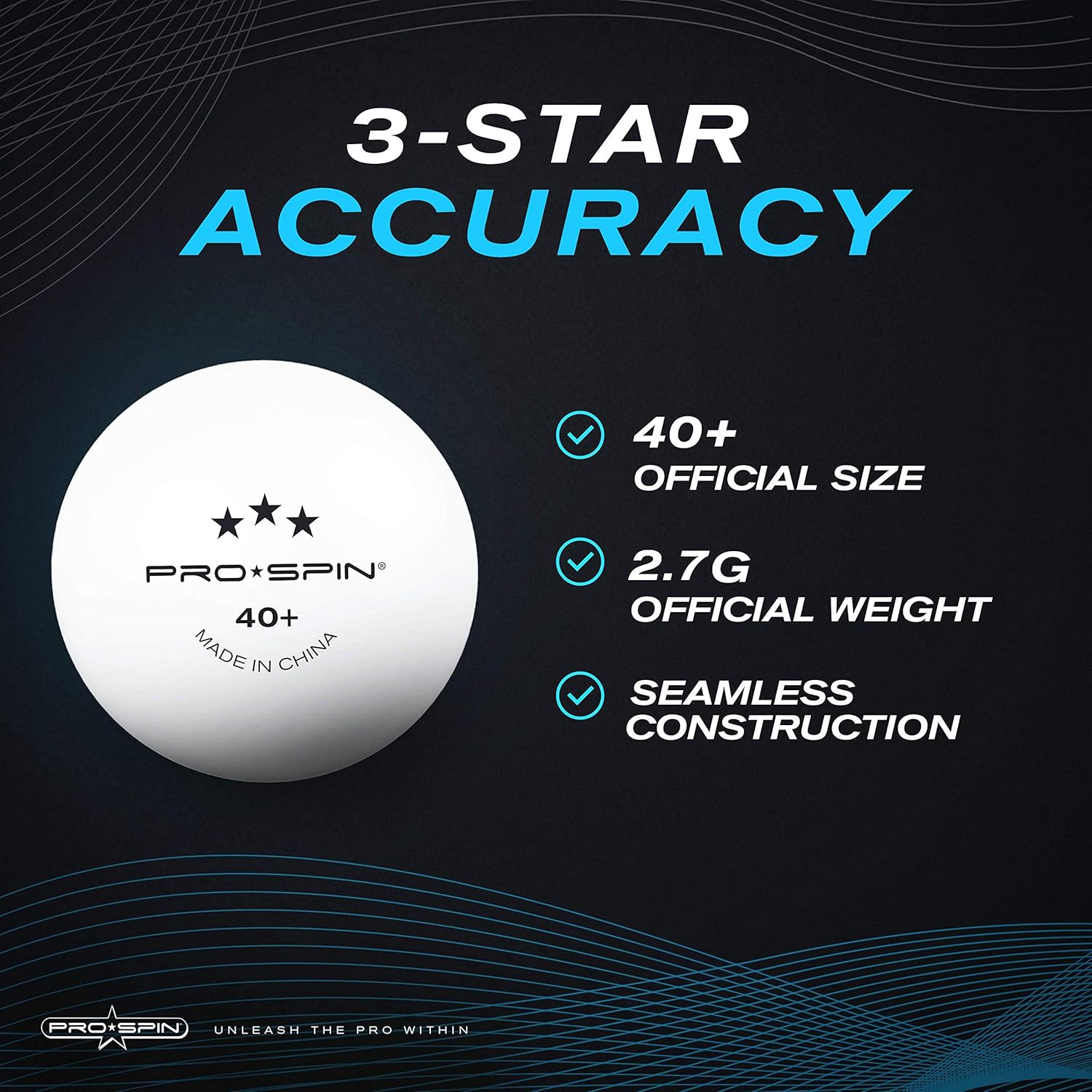 PRO SPIN Ping Pong Paddles - High-Performance 2-Player Set | Premium Table Tennis Paddles, 3-Star Ping Pong Balls, Compact Storage Case | Ping Pong Paddles Set for Indoor & Outdoor Games : Sports & Outdoors