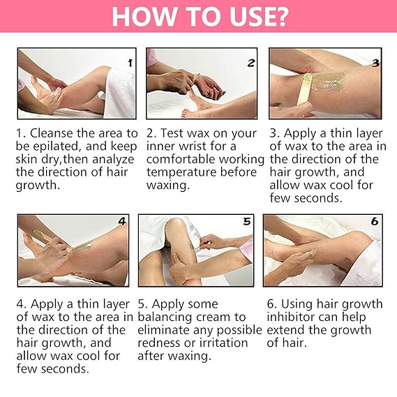 Simlife Rose Hard Wax Beans Depilatory Hair Removal Wax Beads For