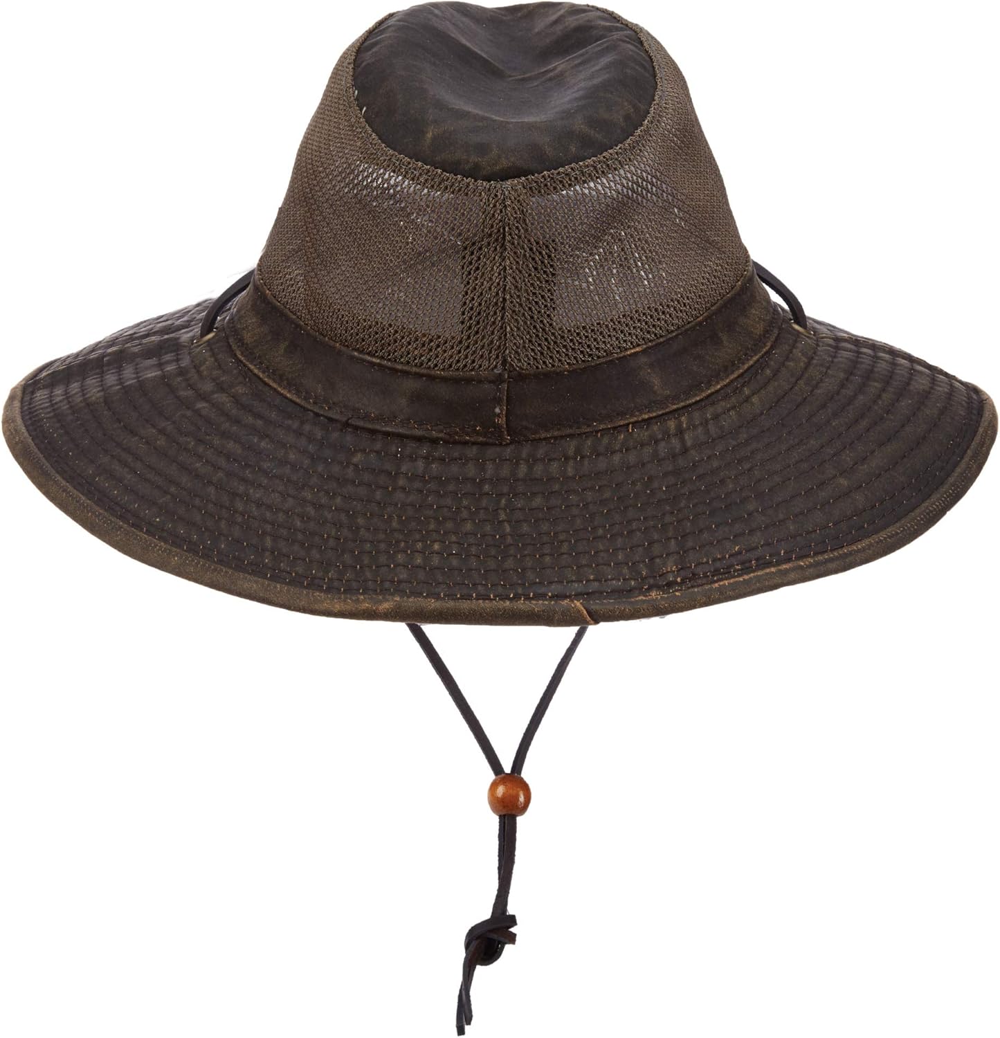 Dorfman Pacific Co. Men's Weathered Cotton Big Brim with Mesh at  Men’s Clothing store