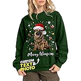 JIX & JOKY Custom Bootleg Christmas Shirt with Picture Custom Sweatshirt for Family Photo Shirt