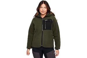 RevolutionRace Sherpa Hoodie for Women, Fleece Jacket Perfect for Hiking and Outdoor Adventures