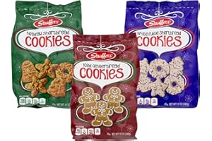 Stauffer's Holiday Cookies: Holiday Shortbread, Iced Gingerbread, White Fudge or Variety 3-Pack 12 oz. Bags (Variety, 3 Bags)