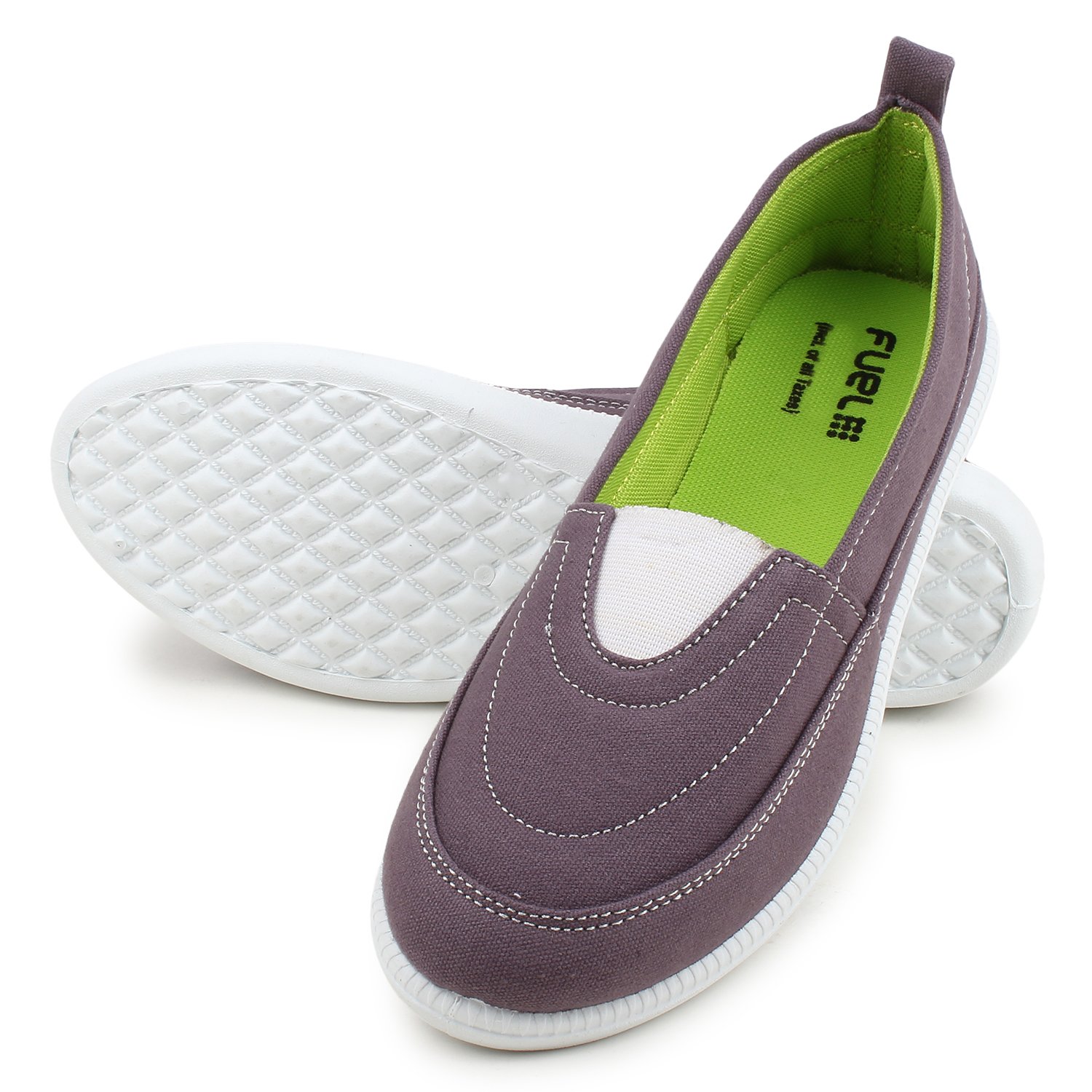 fuel women girl's fashionable comfortable slip on solid casual fashionable ballies