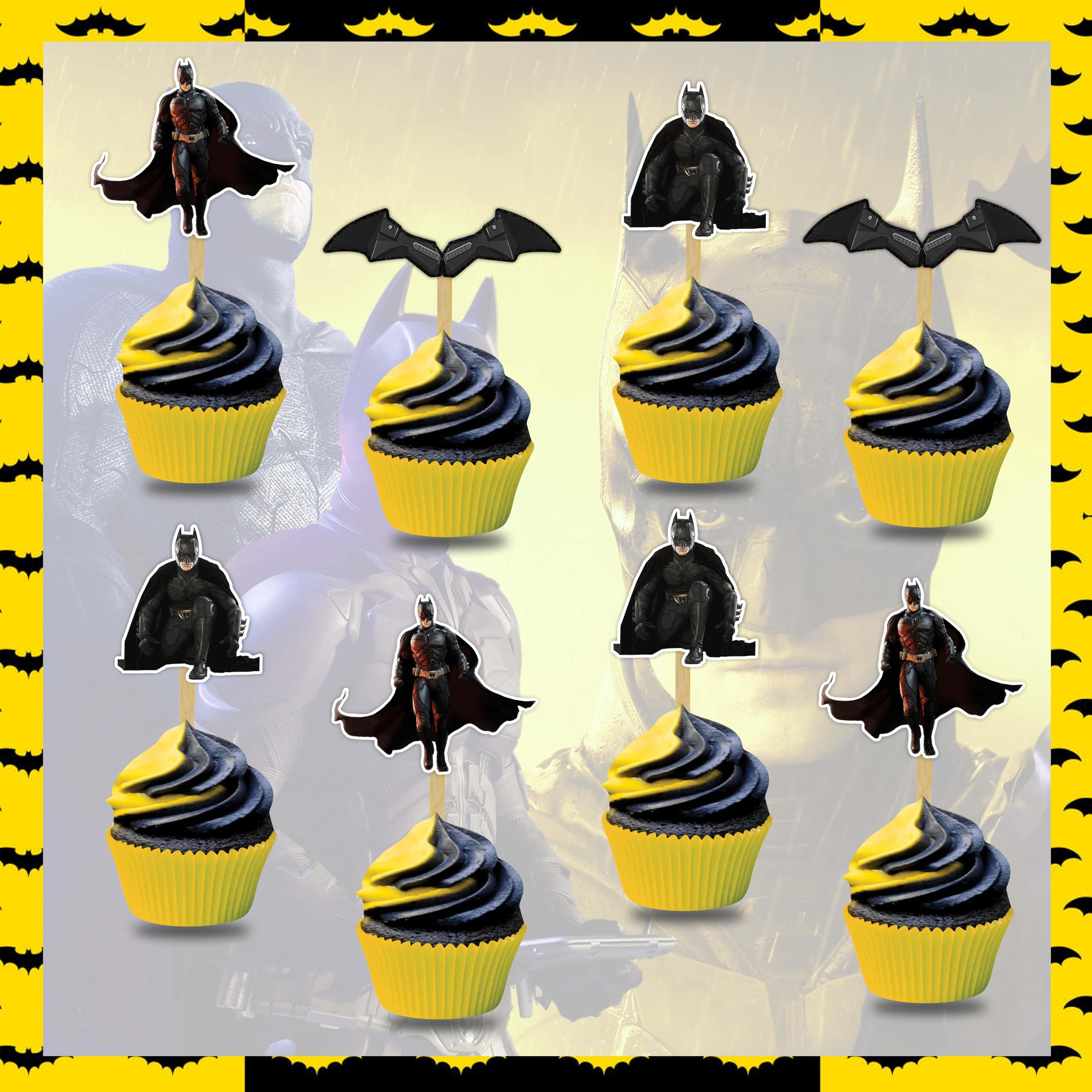 Seyal® Btman Cupcake Topper