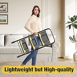Urackify 3 Step Ladder, Heavy-Duty 800lb