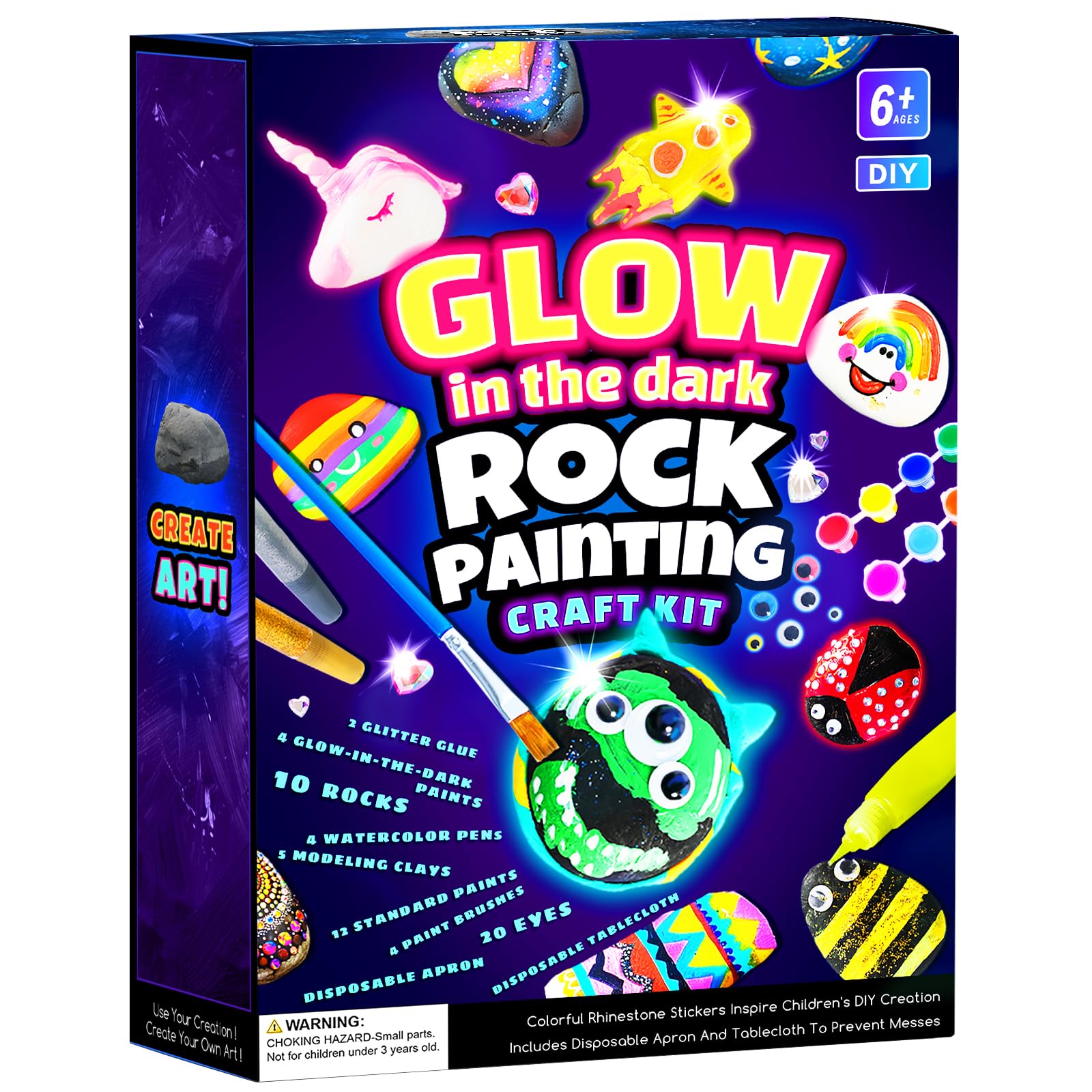 EPUMP Rock Painting Arts and Crafts for Kids Ages