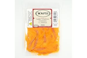 Rabbit Zonker Strips Color: Fl. Orange (RH503)